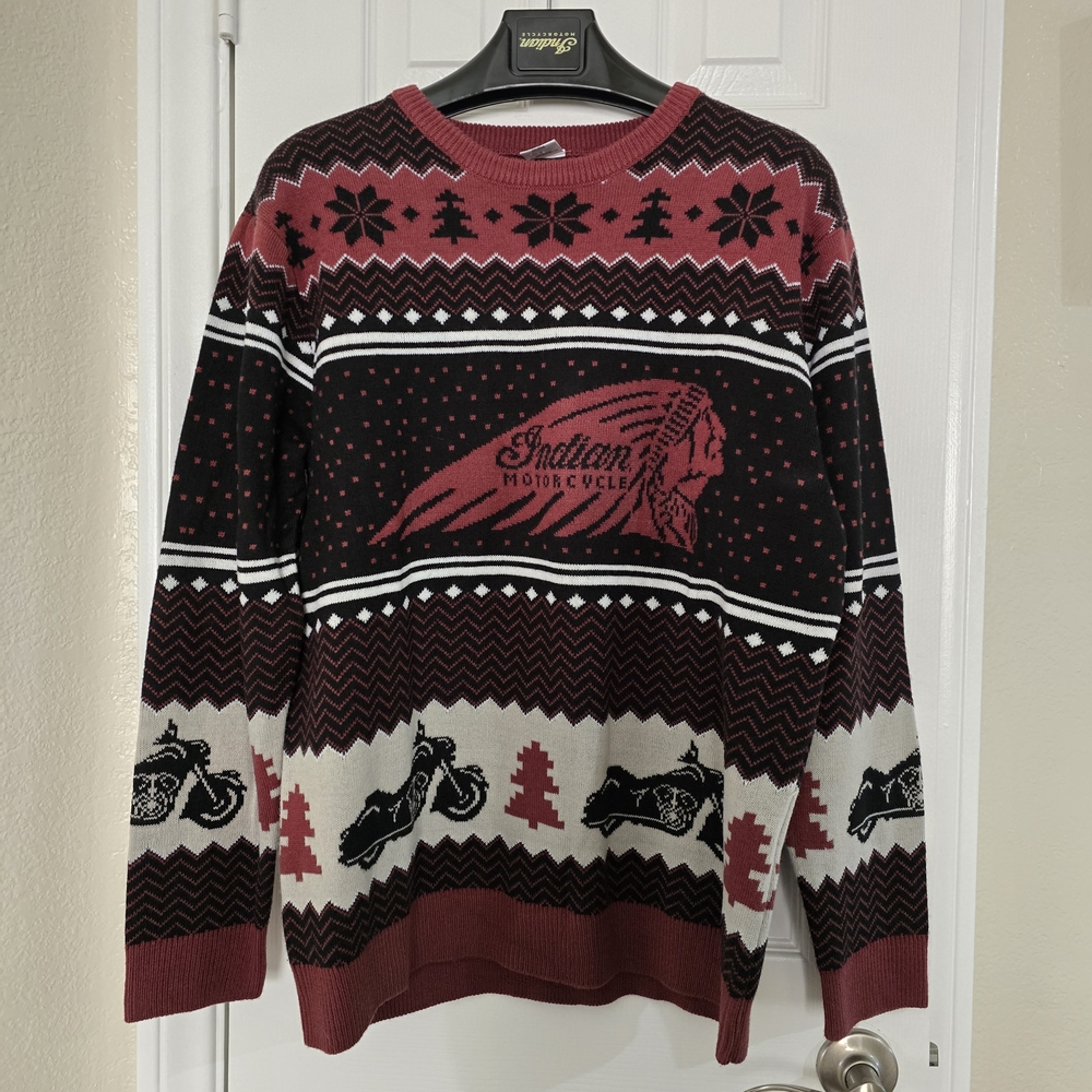 Rare Indian Motorcycle 'Ugly' Sweater